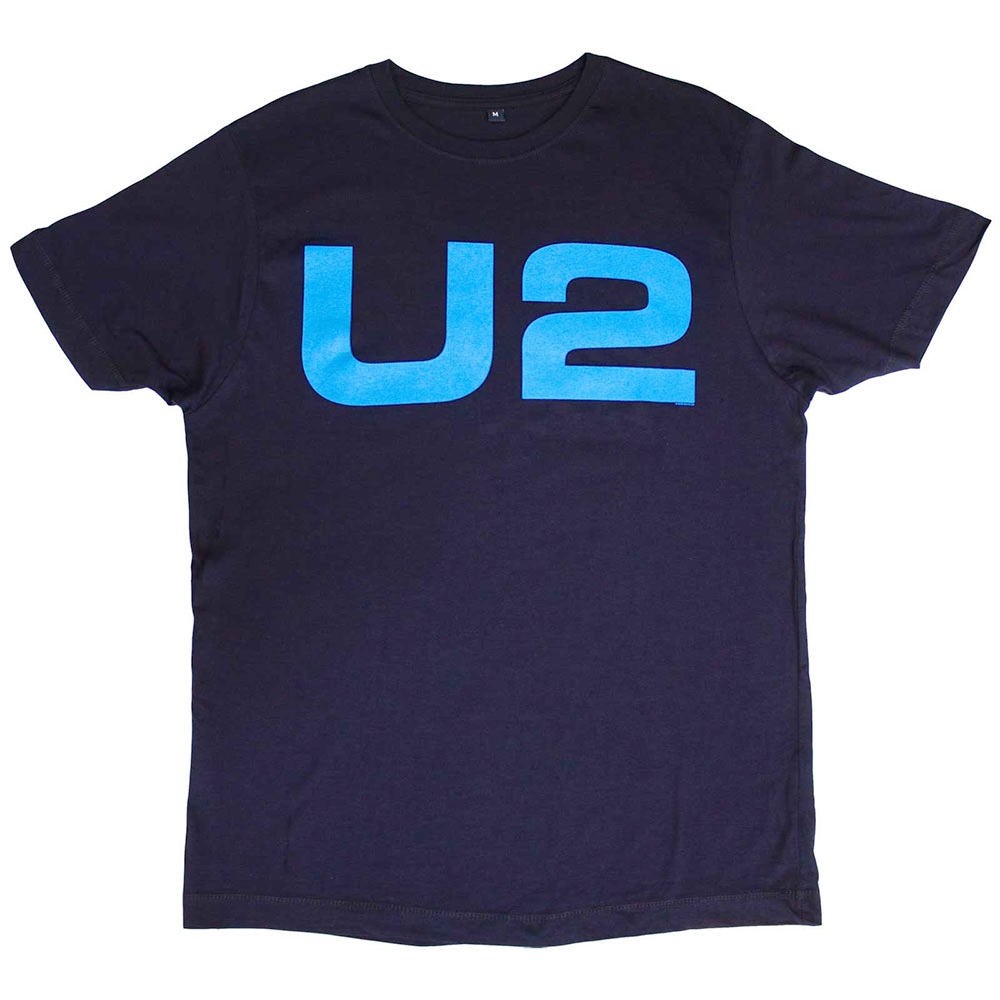 U2 - Logo E+I 2018 Tour Dates Heren Tshirt - Donkerblauw